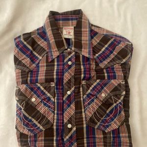 True Religion Long Sleeve Button up
